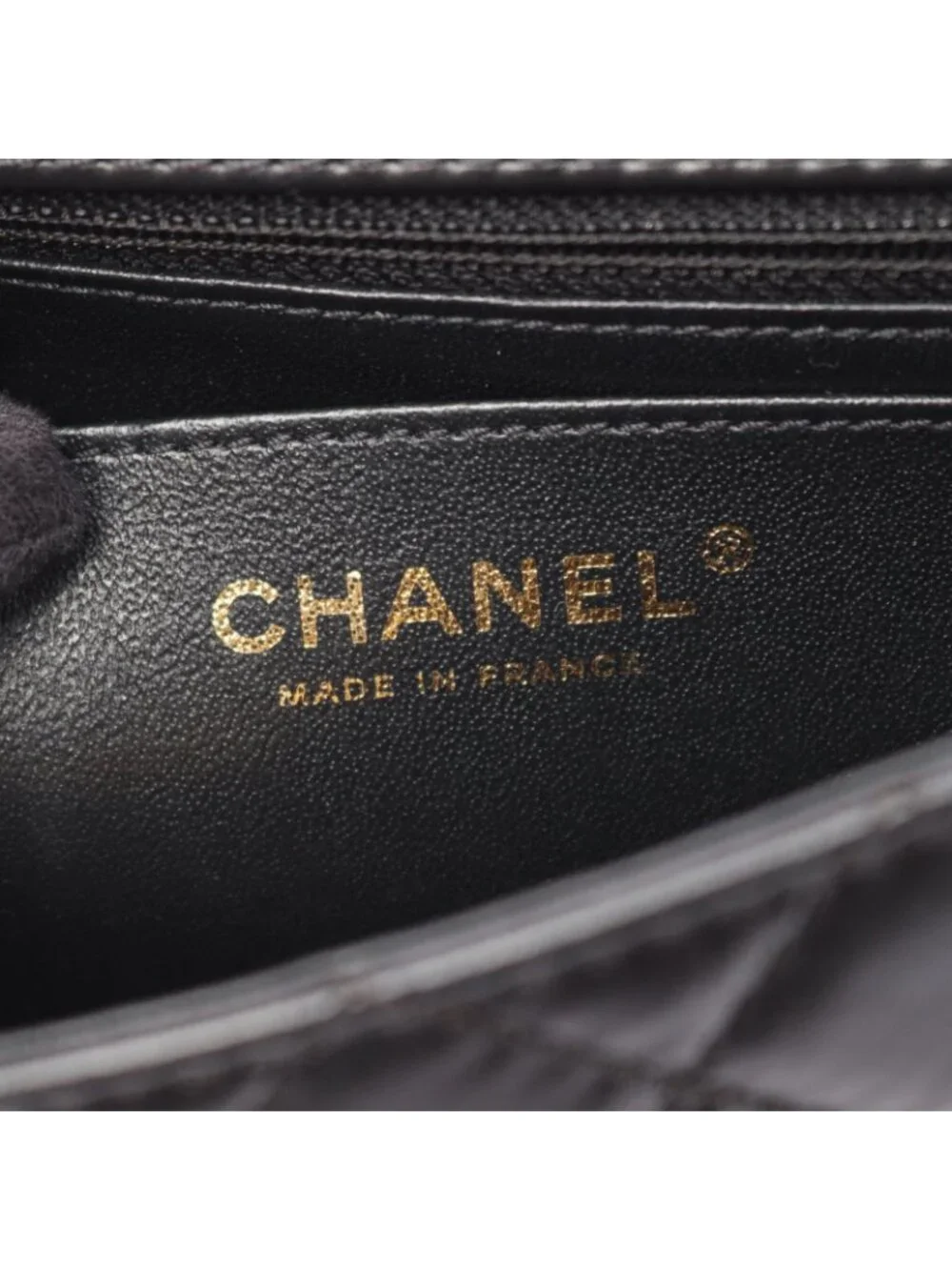 Chanel Shoulder Bag 2.55 Mini Quilted Black Calf Chain